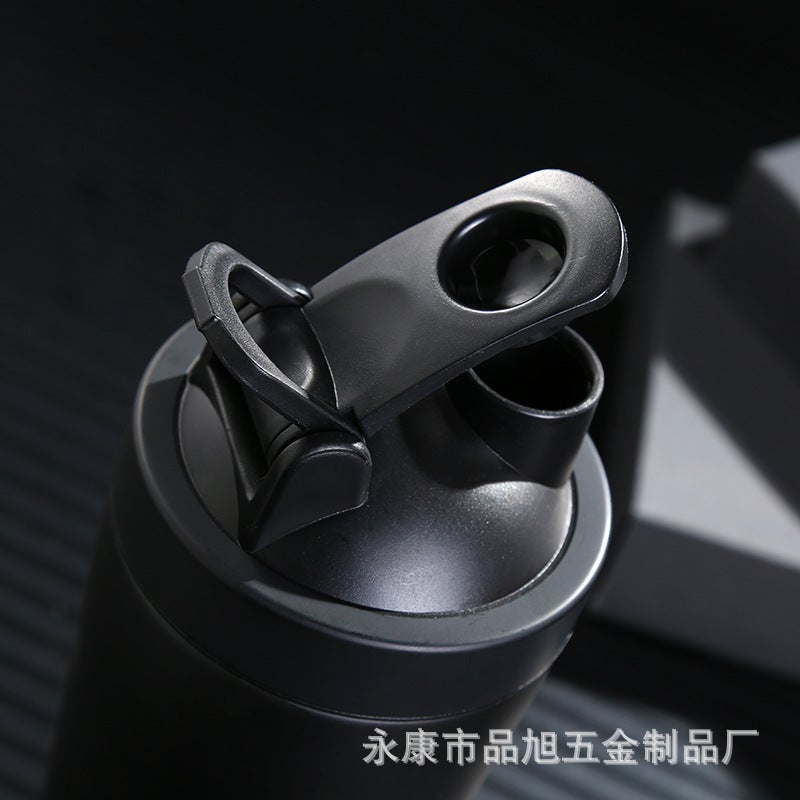 Double Layer 304 Stainless Steel Thermos Cup Protein Powder Shake Cup Sports Fitness Portable Cup Logo Printing - Image 5
