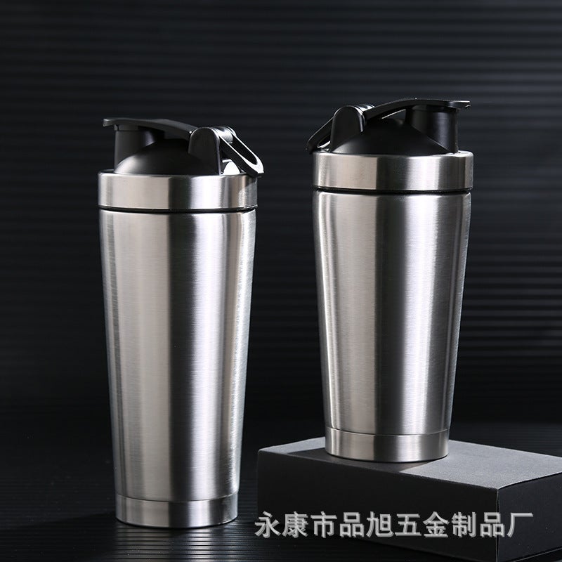 Double Layer 304 Stainless Steel Thermos Cup Protein Powder Shake Cup Sports Fitness Portable Cup Logo Printing - Image 1