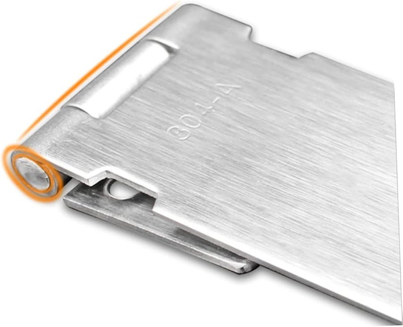 Stainless Steel 4 Inch Padlock Hasp Latch for Cabinet Doors Lock Plate - Image 3