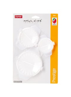 Fackelmann Set of Ravioli and Filled Pasta Shape Cutters and Sealers, Plastic, Multicoloured