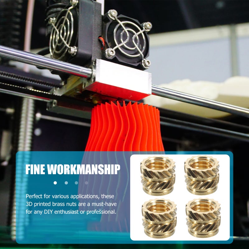 50pcs Heat Set Insert Thread Knurled Nut Female Thread Heat Set Insert For 3D Printer - Image 4