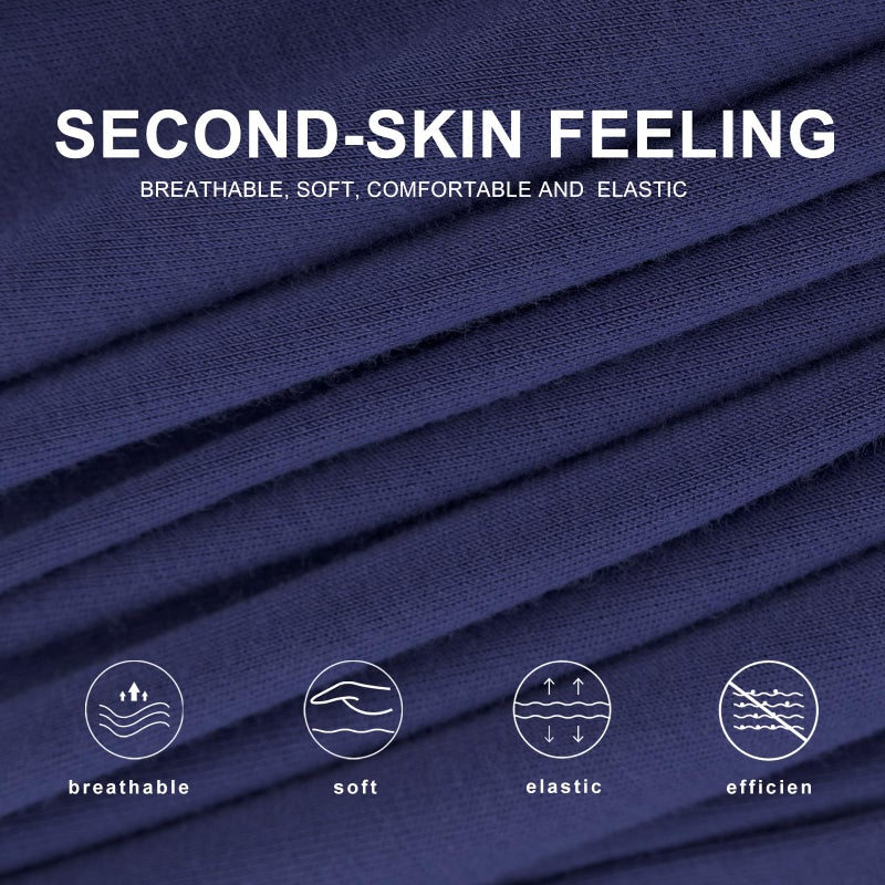 BAMBOO COOL Mens Boxer Shorts Underwear Soft Comfortable Breathable Knit Boxers Short for Men (3 Pack), XX-Large - Image 2