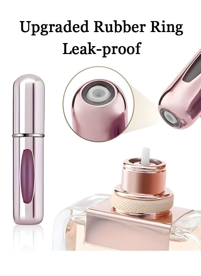 OAGA - 5ml Mini Perfume Refill Bottle, 6pcs Refillable Perfume Spray Bottle, Scent Pump Case, Empty Perfume Bottles for Travel and Outgoing - Image 1