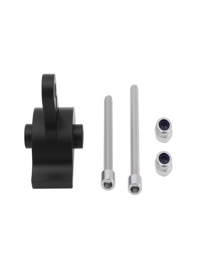 Micro Traders RC Car Rear Upper Link Riser Compatible with Axial SCX10 III AR45P 1/10 RC Crawler LCG Chassis DIY (Black) - Image 1