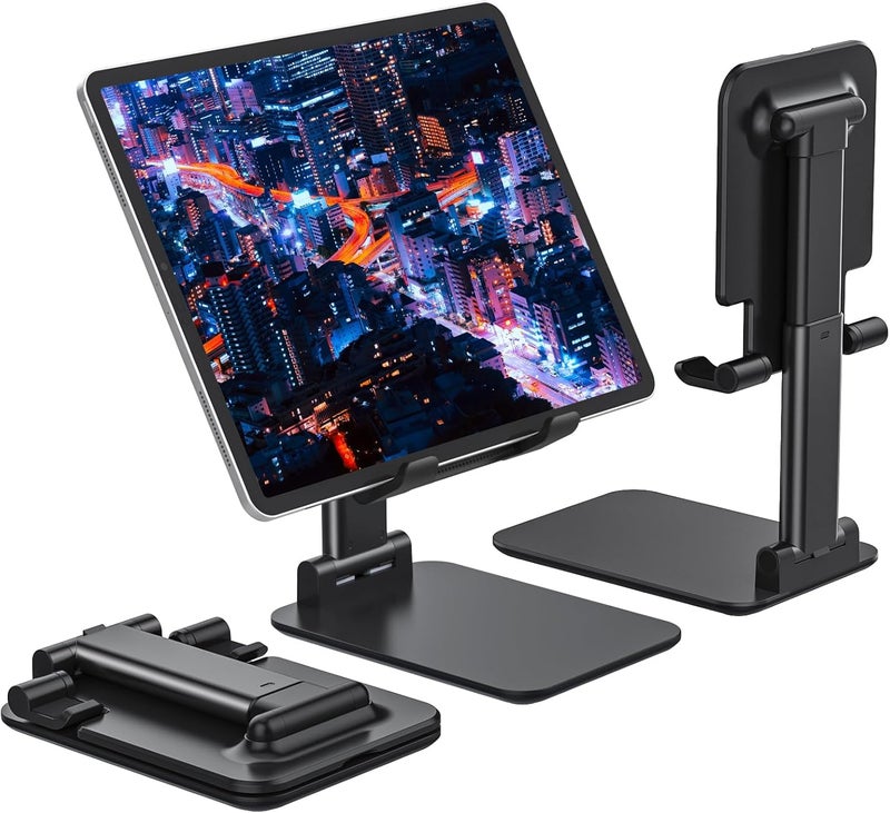 Anozer Tablet Stand Foldable & Adjustable, Monitor Stand 5.55*3.94" Wide, Fit for iPad Holder Stand Compatible with iPad Pro 11, 12.9/iPad 10.9 10th, Surface Pro, Portable Monitor 4.7-15.6" - Image 1