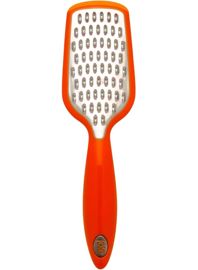 Joie Stainless Steel Grater for Cheese and Vegetables, Compact, Hand-Held Design, 7 inches, Assorted Colors, 1 Count - Image 2