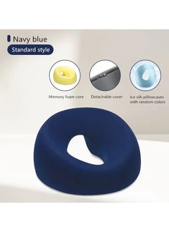 Generic Face Down Pillow Desk Nap Pillow Prone Resting Comfort Memory Foam Ergonomics Home Massage Headrest for Beauty Salon  - Image 1