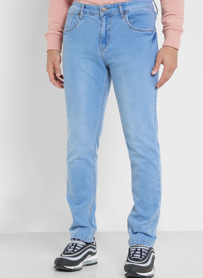 Seventy Five Mens Basic Jeans