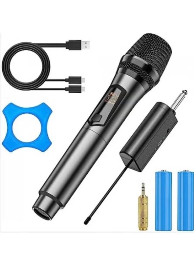 UHF High quality Professional Rechargeable Wireless live Dynamic Microphone for Vocal Karaoke Multi Colour  - Image 5