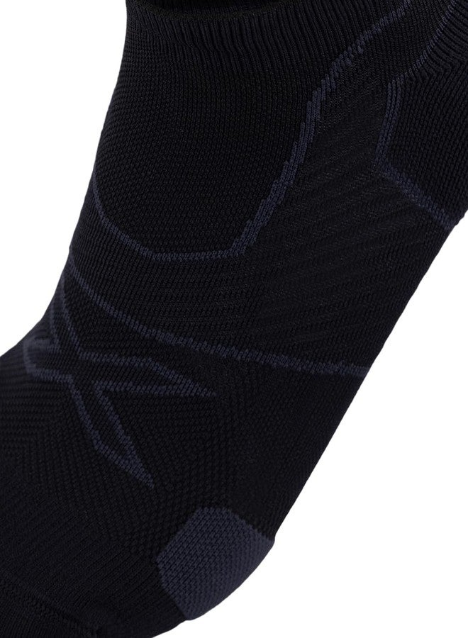 2XU Unisex Vectr Cushion No Show Socks - Provides Advanced Support for Running - Black/Titanium - Size Medium (Men's Size 6-8.5, Women's Size 7.5-9.5) - Image 2