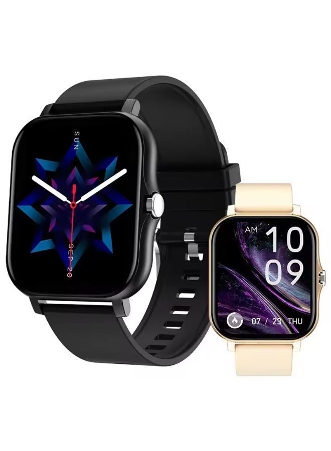 YoMaJ Fitpolo Smart Watches for Women Men, 1.8" Fitness Tracker Watch for Android iOS, Waterproof Activity Trackers with 100 Sports, GPS via Phone, Heart Rate Sleep SpO2 Monitor - Gray - Image 4
