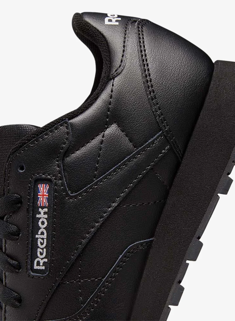 Reebok Core Black/Core Black/Core Black Reebok Classic Leather Boys Shoes for Men | Best Price UAE