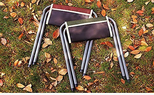 DHAVL Kavid Portable Folding Chair Stool AntiSlip for Travelling Fishing Hiking Beach Garden Stool Lawn Patio Perfect Adult Chair Ultralight Sport Leisure Picnic BBQ Beach Chair Multi Color - Image 5