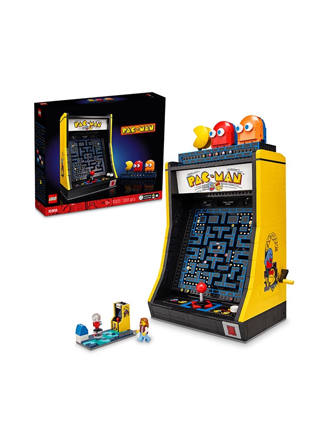LEGO - Icons PAC-MAN Arcade Model Kit for Adults to Build, Replica of a Classic Game Machine Featuring Iconic Characters, Birthday Gift Idea for Men, Women, Him or Her & Retro Video Games Fans 10323 - Image 1