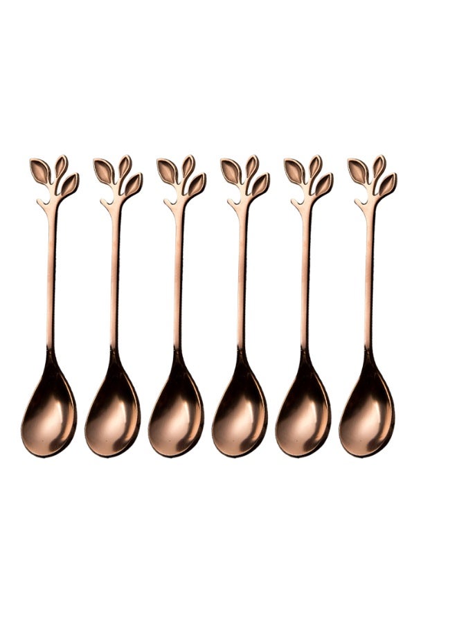 6-Piece Stainless Steel Coffee Spoon Set - Image 4