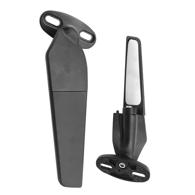 High Performance Rotating Motorcycle Rear View Mirrors 1 Pair - Image 2