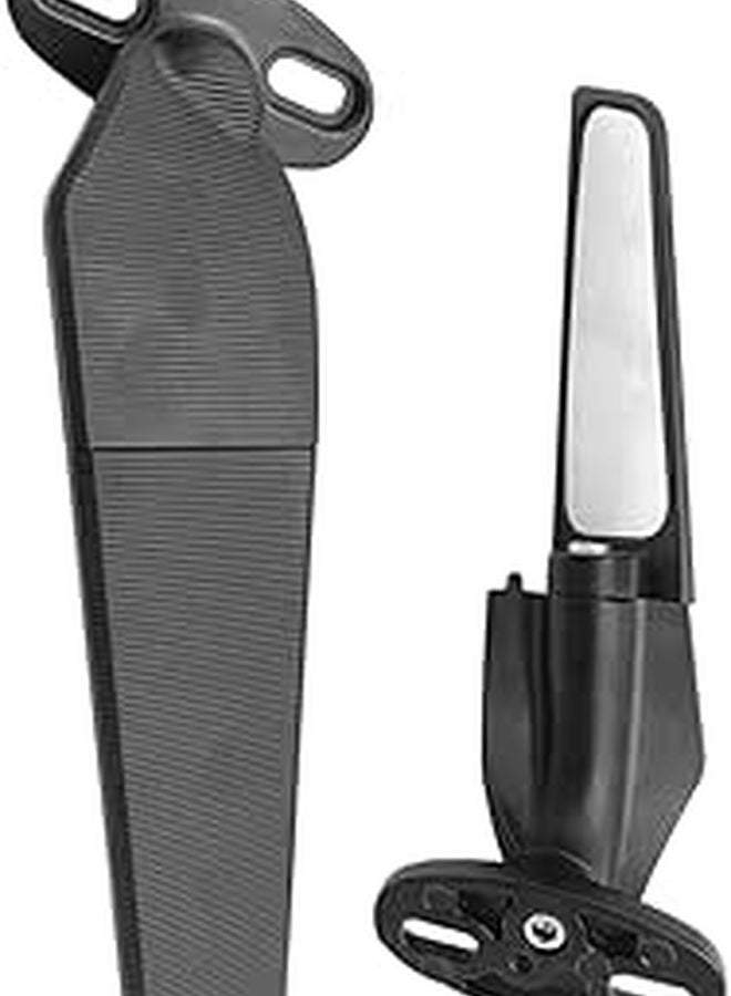 High Performance Rotating Motorcycle Rear View Mirrors 1 Pair - Image 1