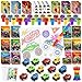 BenLouis 168Pcs Monster Truck Party Favors Truck Car Theme Coloring Books Crayons Sticker Set Bulk for Kids Racing Wheels Birthday Decor Goodie Bag Stuffer Classroom Rewards Craft Pinata Supplies - Image 2