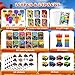 BenLouis 168Pcs Monster Truck Party Favors Truck Car Theme Coloring Books Crayons Sticker Set Bulk for Kids Racing Wheels Birthday Decor Goodie Bag Stuffer Classroom Rewards Craft Pinata Supplies - Image 4