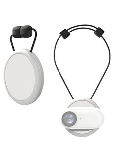 Anmi Magnetic Pendant Holder for Insta 360 GO 3 Action Camera (White)  - Image 1