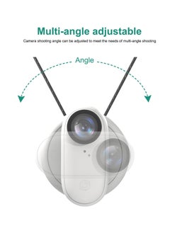 Anmi Magnetic Pendant Holder for Insta 360 GO 3 Action Camera (White)  - Image 4