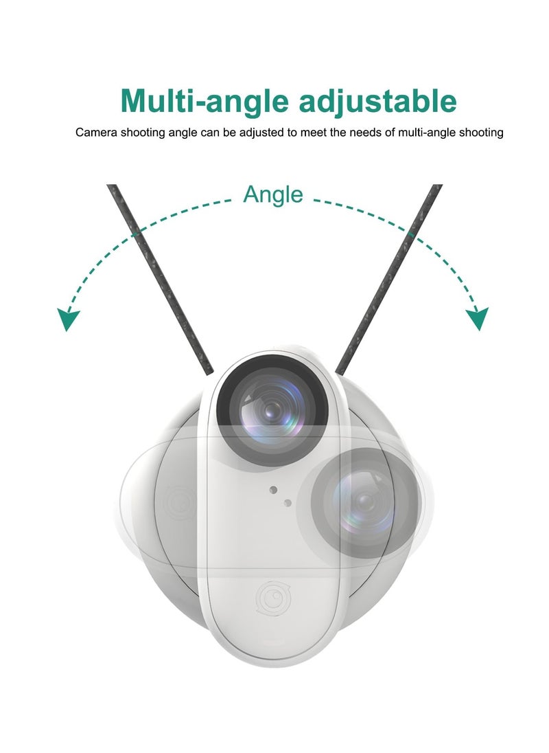 Anmi - Magnetic Pendant Holder for Insta 360 GO 3 Action Camera (White) - Image 1