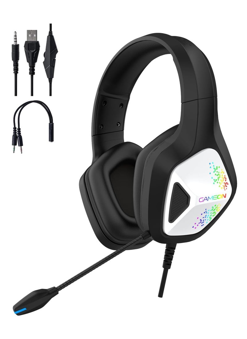 GameOn - GAMEON GOK905 Infernus RGB Gaming Headset - Black - Image 1