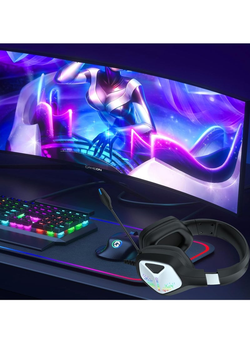 GameOn - GAMEON GOK905 Infernus RGB Gaming Headset - Black - Image 1