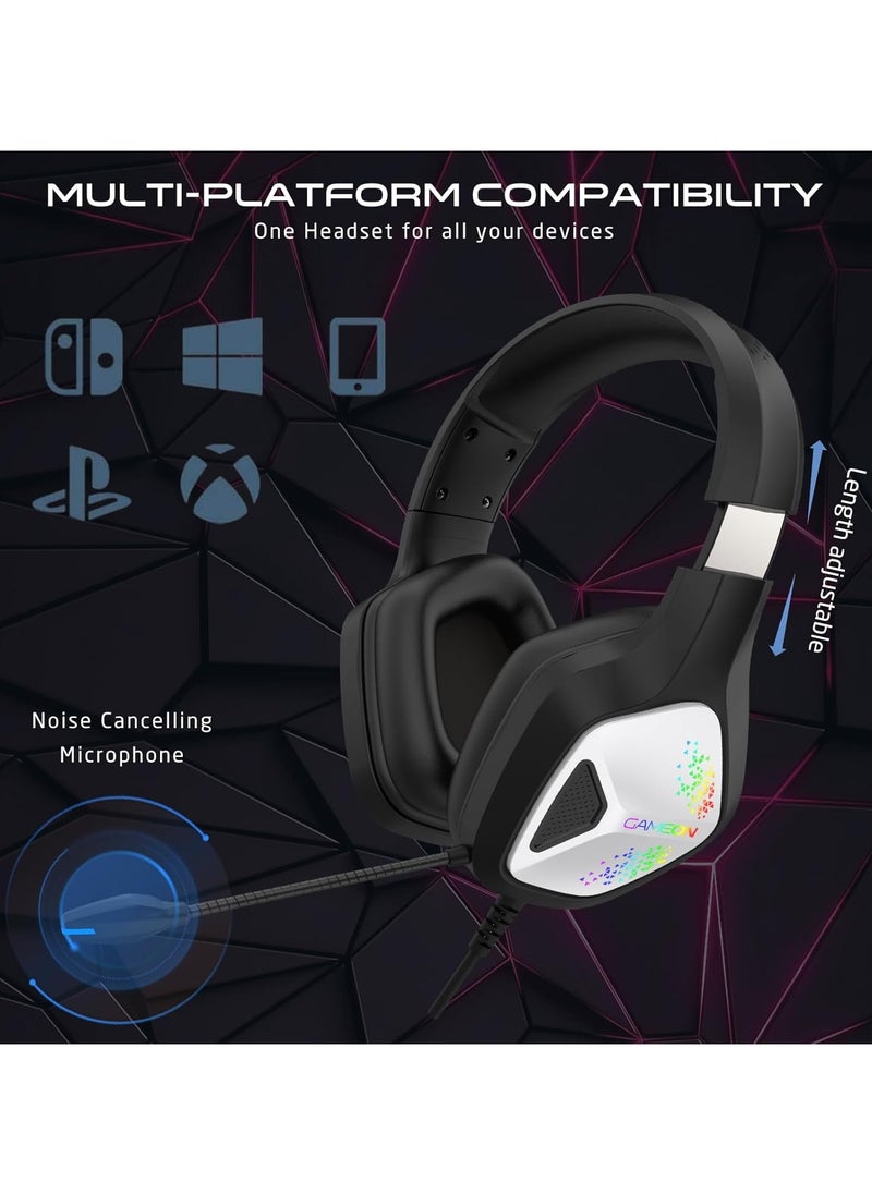 GameOn - GAMEON GOK905 Infernus RGB Gaming Headset - Black - Image 1