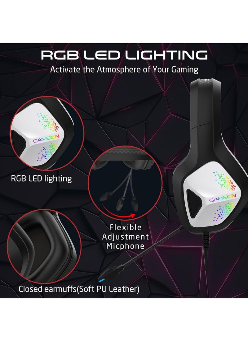 GameOn - GAMEON GOK905 Infernus RGB Gaming Headset - Black - Image 1