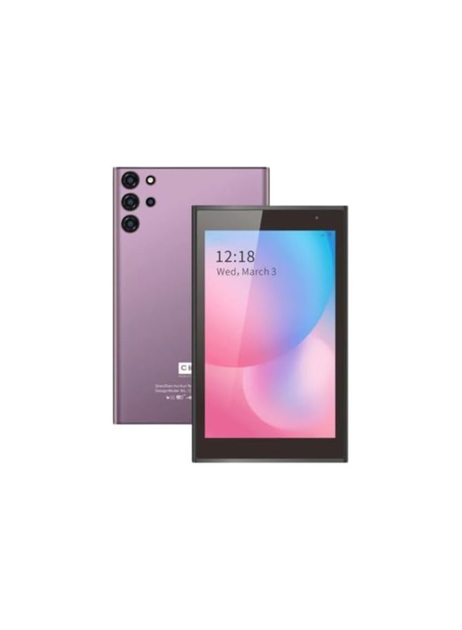 REBENUO CM522 Tablet  Smart 7" Tablet - 5GLTE Compatible BUILT IN 6GB RAM 128GB BUILT IN MEMORY With Android Quad-Core Processor Wifi Zoom Supported Face Unlock Tablet PC (Purple)  - Image 1