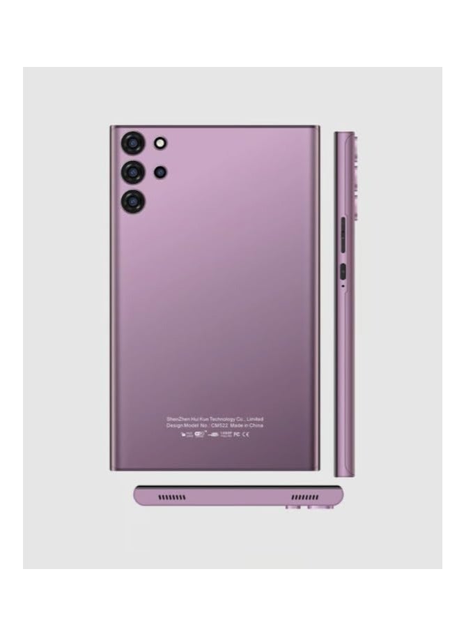 REBENUO CM522 Tablet  Smart 7" Tablet - 5GLTE Compatible BUILT IN 6GB RAM 128GB BUILT IN MEMORY With Android Quad-Core Processor Wifi Zoom Supported Face Unlock Tablet PC (Purple)  - Image 2