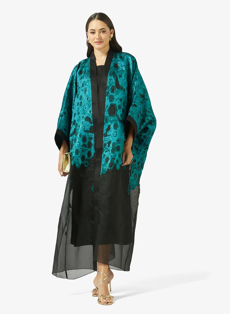 Golden Apple  Organza Abaya for Women | Best Price UAE