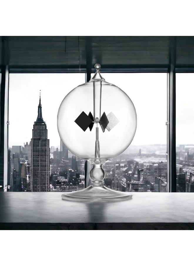 DORAMI DORAMI Clear Solar Power Crookes Radiometer Sun Light Energy Spinning Vanes  - Image 4