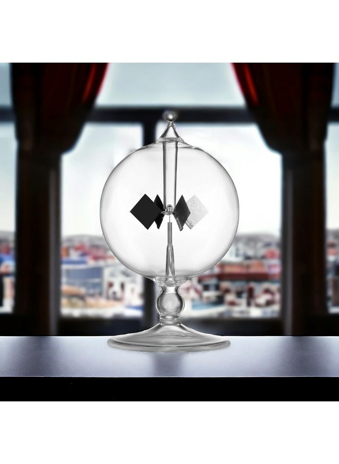 DORAMI DORAMI Clear Solar Power Crookes Radiometer Sun Light Energy Spinning Vanes  - Image 5
