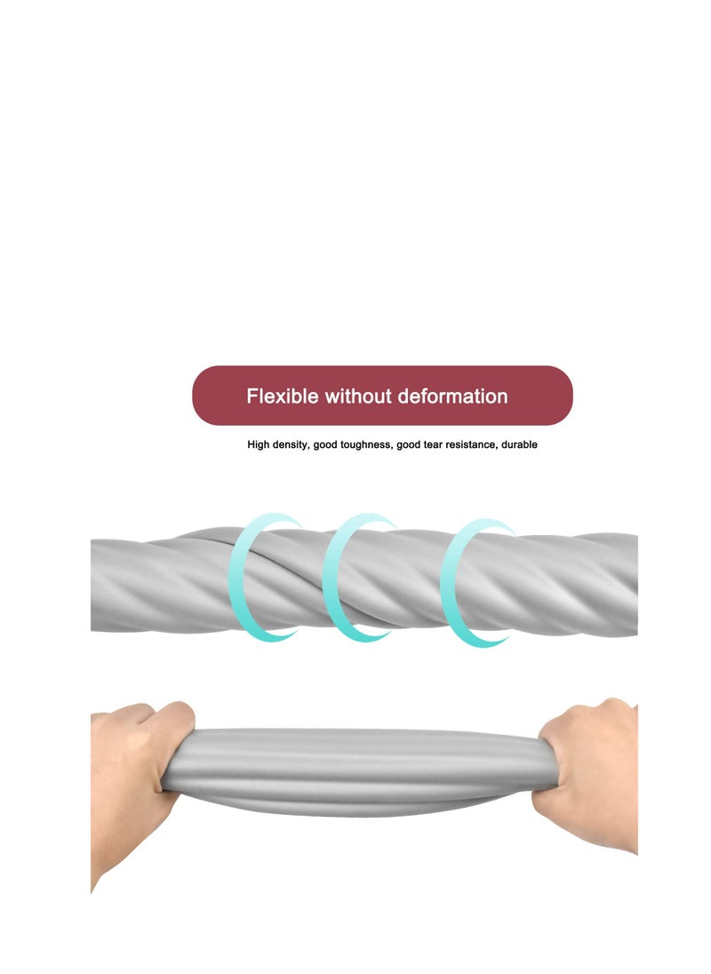 Excefore Baby Edge Corner Guards 2M Safety Bumpers Edge Guard Soft Furniture Table Corner Protection Bumper Safe Protector Foam Baby Safety Bumper Guard Soft Strip(Grey)  - Image 4