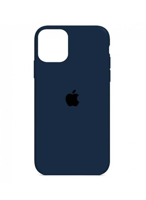 Protective silicone case cover for Apple iPhone 12 Pro Max Dark Blue