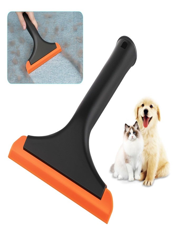 Astfys Silicone Pet Hair Removal,Pet Hair Rubber Carpet Rake Cat Dog Hair Remover with 8in Long Handle Pet Hair Remover for Furniture Couch Carpet - Image 1