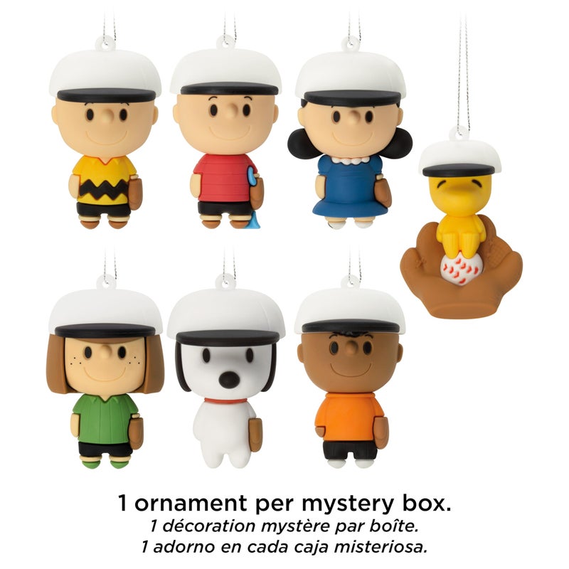 هولمارك Hallmark Peanuts Baseball Mystery Miniature Christmas الحلي مجموعة من 2 - Image 2