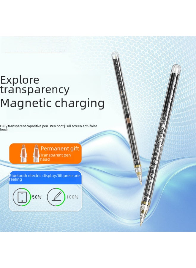 Generic Magnetic Attraction Ipad Capacitive Pen Handwriting Pen Suitable For Android Universal Pencil Fast Charging Touch Control-Color:3 Generation Key Universal Pen-Android Apple Phone Tablet Universal  - Image 4