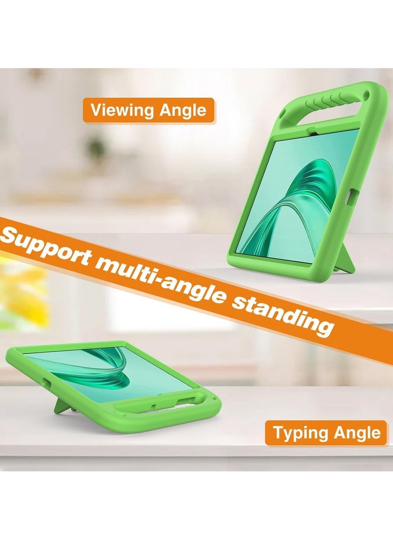 VKL - Case Compatible with Honor Pad X8a 11.0 Inch 2024, Lightweight EVA Kid Friendly Shockproof Protective Case with Handle and Hidden Bracket Cover with Honor Pad X8a 2024 (Green) - Image 1