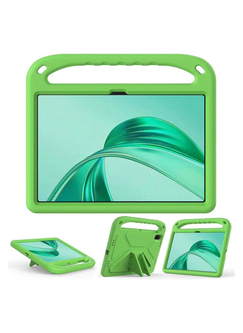 VKL - Case Compatible with Honor Pad X8a 11.0 Inch 2024, Lightweight EVA Kid Friendly Shockproof Protective Case with Handle and Hidden Bracket Cover with Honor Pad X8a 2024 (Green) - Image 1