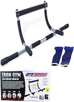 Pro Hanson Iron Gym Door Bar with Wrist Support - Black, 150 Kg - pzsku/Z857DB43FCD6D603D0C2EZ/45/_/1722023719/925bd466-619a-4ea3-a93f-34435318423e