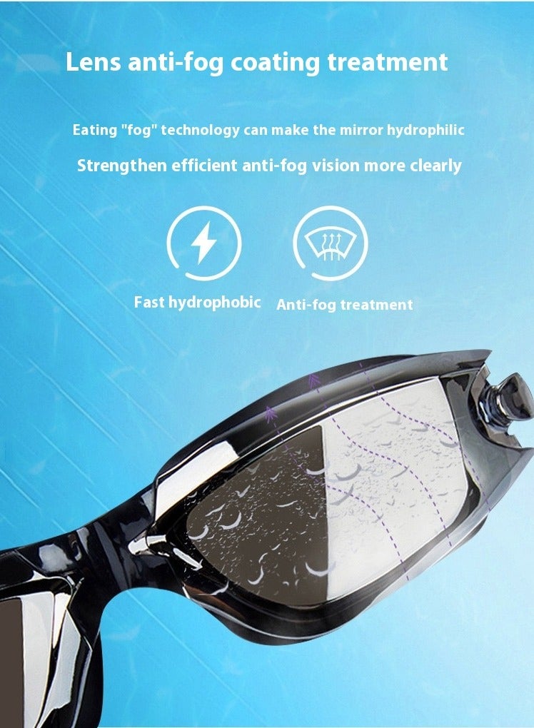 بيوينتي نظارات واقية مضادة للضباب نظارات واقية من تسرب سدادة الأذن - نظارات واقية للماء تحجب الأشعة فوق البنفسجية بشكل فعال - مناسبة للرجال والنساء - Image 2