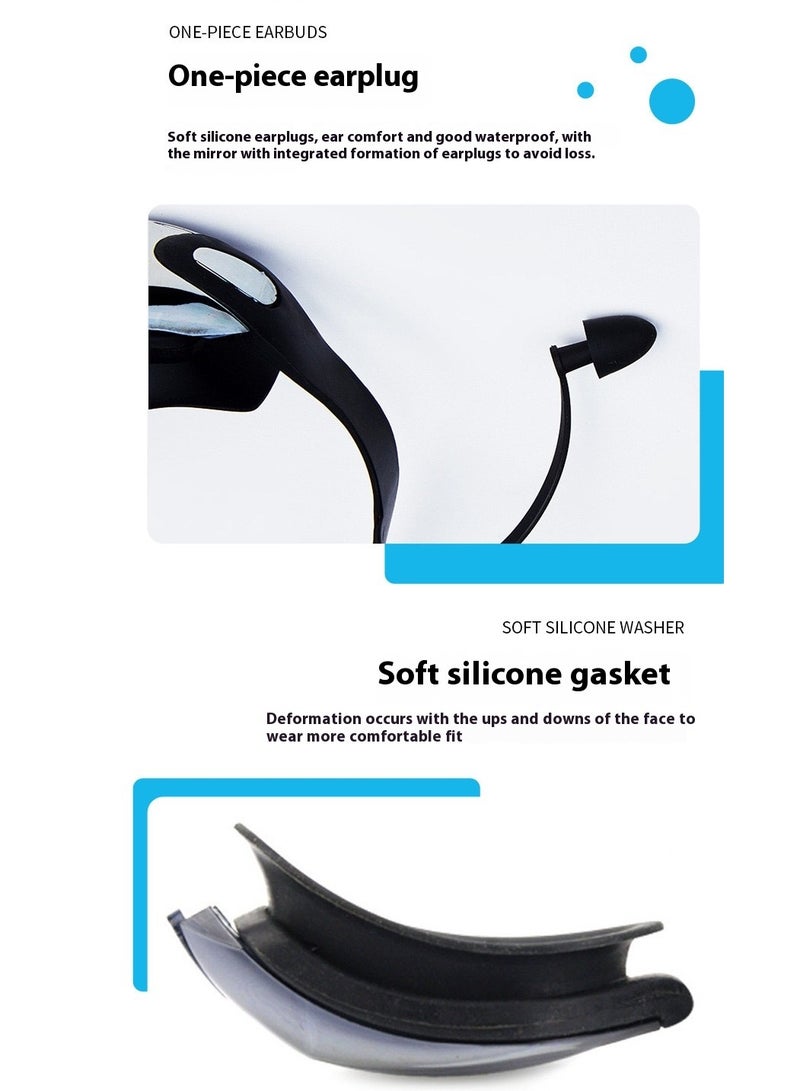 بيوينتي نظارات واقية مضادة للضباب نظارات واقية من تسرب سدادة الأذن - نظارات واقية للماء تحجب الأشعة فوق البنفسجية بشكل فعال - مناسبة للرجال والنساء - Image 4