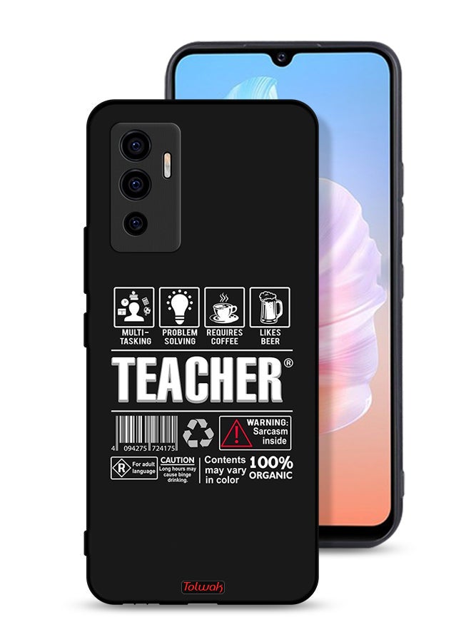 Tolwak Vivo V23e Protective Case Cover Teacher Sticker - Image 1