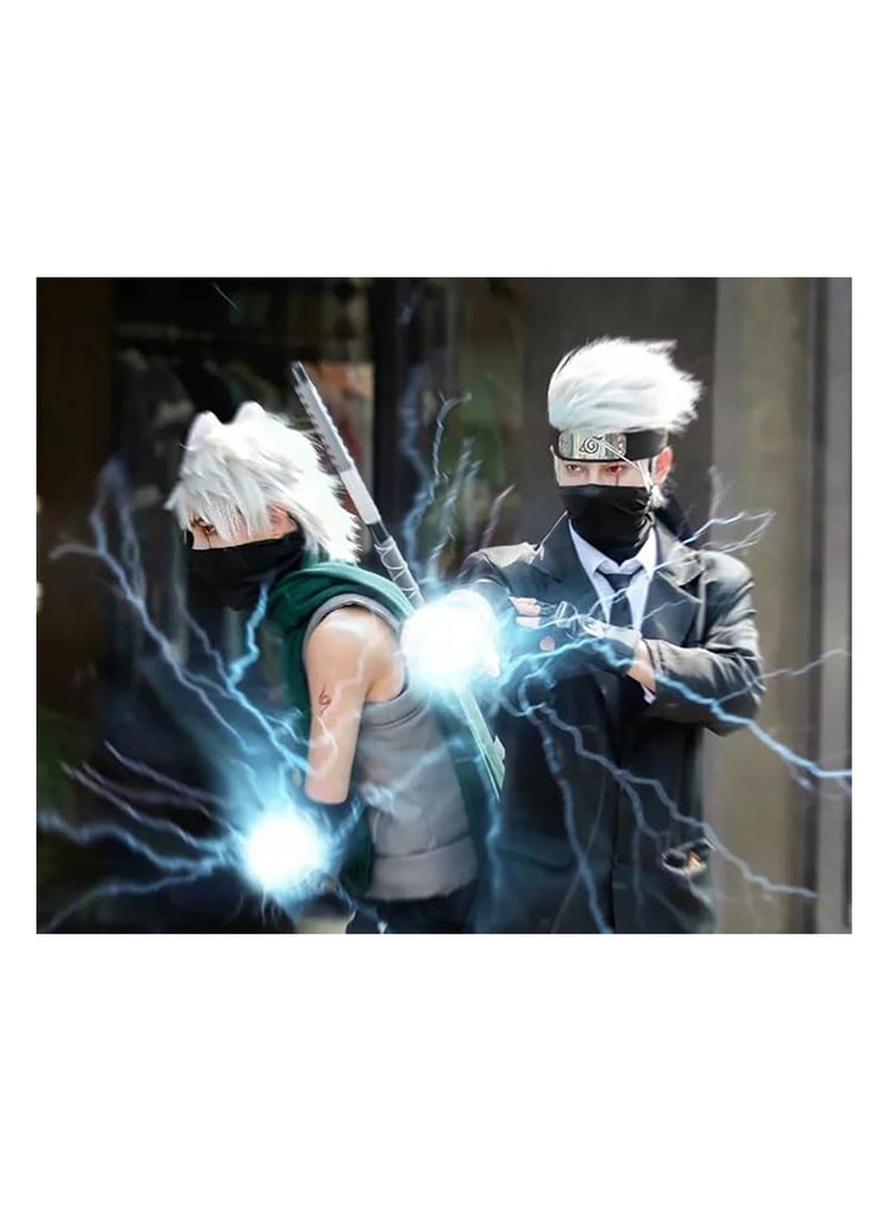 RATSAW Anime Cosplay Ninja Full Set Leaf Village Headband Suit Cosplay Accessories Ninja Party Props - Image 5