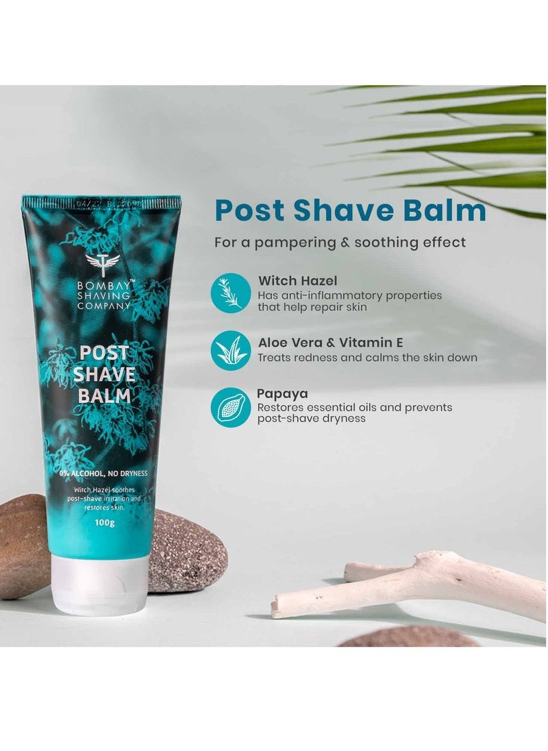 BOMBAY SHAVING COMPANY - Premium Grooming and Shaving Kit Gift Hamper for Men Pre Shave Scrub Shaving Cream Post Shave Balm Charcoal Soap Towel Shaving Kit Bag Gift For Men Husband Boyfriend - Image 1