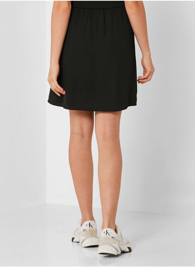 CALVIN KLEIN - High Waist Mini Skirt - Image 1