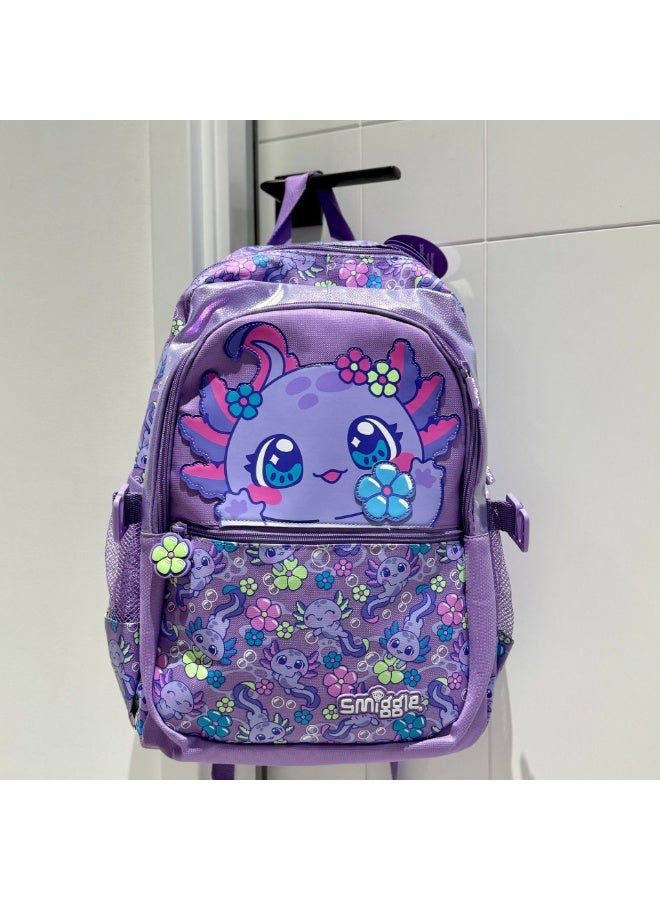 Smiggle Student Double-Shoulder Large Capacity Stress Relief Backpack Multi-functional Schoolbag